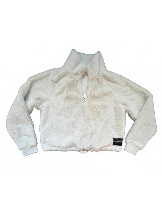 Jackets & Blazers - Calvin Klein Performance Plush Cropped Quarter Zip - M
